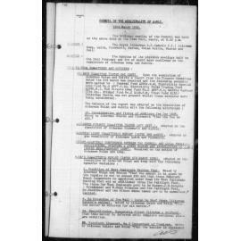 Manly Council Historical Minutes between 10 March 1925 to 28 July 1925