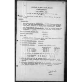 Manly Council Historical Minutes between 17 October 1921 to 3 April 1922