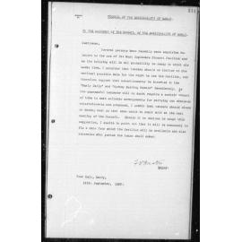 Manly Council Historical Minutes between 11 September 1922 to 27 February 1923