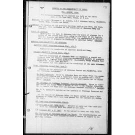 Manly Council Historical Minutes between 7 August 1923 to 15 January 1924