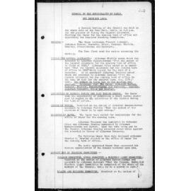 Manly Council Historical Minutes between 5 December 1929 to 29 April 1930