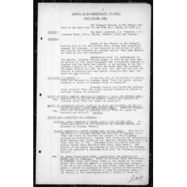 Manly Council Historical Minutes between 18 October 1932 to 3 January 1933
