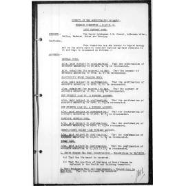 Manly Council Historical Minutes between 10 January 1933 to 20 April 1933