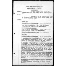 Manly Council Historical Minutes between 5 June 1934 to 21 August 1934