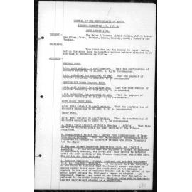 Manly Council Historical Minutes between 28 August 1934 to 11 December 1934