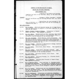 Manly Council Historical Minutes between 13 December 1934 to 19 March 1935