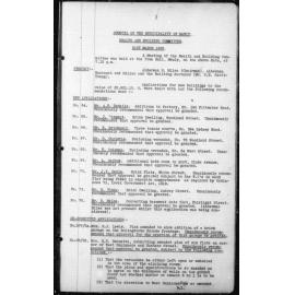 Manly Council Historical Minutes between 21 March 1935 to 18 June 1935