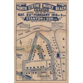 North Steyne Manly Beach Estate 1918: Subdivision Plan