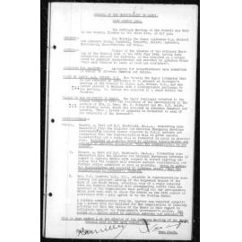 Manly Council Historical Minutes between 11 August 1942 to 22 December 1942