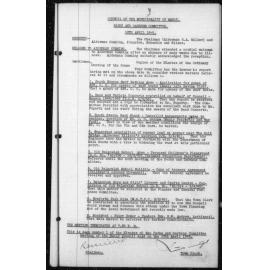 Manly Council Historical Minutes between 13 April 1945 to 17 July 1945