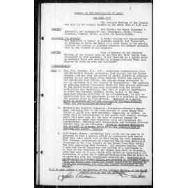 Manly Council Historical Minutes between 4 June 1946 20 August 1946