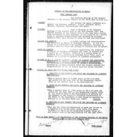 Manly Council Historical Minutes between 28 January 1947 to 1 April 1947