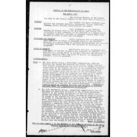 Manly Council Historical Minutes between 8 April 1947 to 25 June 1947