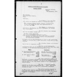 Manly Council Historical Minutes between 9 September 1947 to 2 December 1947