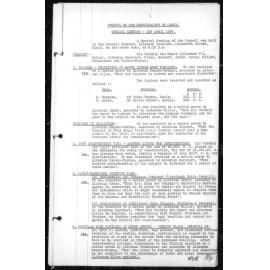 Manly Council Historical Minutes between 1 April 1937 to 29 June 1937