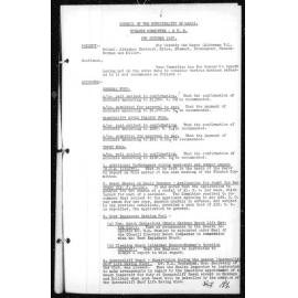 Manly Council Historical Minutes between 5 October 1937 to 29 December 1937