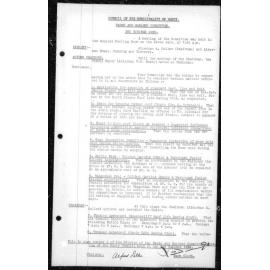 Manly Council Historical Minutes between 3 October 1939 to 12 December 1939