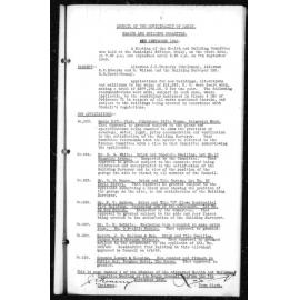 Manly Council Historical Minutes between 6 September 1940 to 29 November 1940