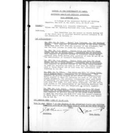 Manly Council Historical Minutes between 30 November 1940 to 18 February 1941