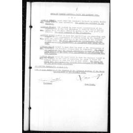 Manly Council Historical Minutes between 4 November 1941 to 9 January 1942