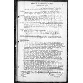 Manly Council Historical Minutes between 20 December 1949 to 17 March 1950