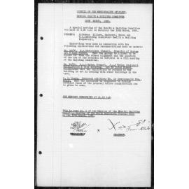 Manly Council Historical Minutes between 18 March 1950 to 30 May 1950