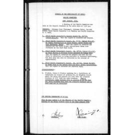 Manly Council Historical Minutes between 22 January 1952 to 8 April 1952