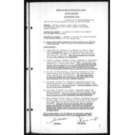 Manly Council Historical Minutes between 9 December 1952 to 3 March 1953
