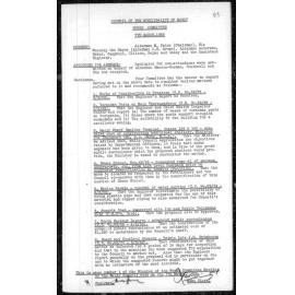 Manly Council Historical Minutes between 7 March 1953 to 3 June 1953