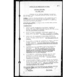 Manly Council Historical Minutes between 9 June 1953 to 1 September 1953