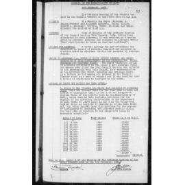 Manly Council Historical Minutes between 9 February 1954 to 20 April 1954