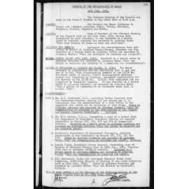 Manly Council Historical Minutes between 28 June 1955 to 30 August 1955