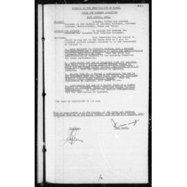Manly Council Historical Minutes between 30 August 1955 to 1 November 1955