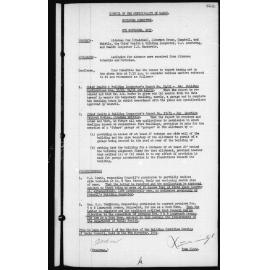 Manly Council Historical Minutes between 8 November 1955 to 14 January 1956