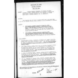 Manly Council Historical Minutes between 28 May 1957 to 6 August 1957