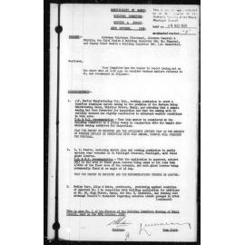 Manly Council Historical Minutes between 4 November 1958 to 8 December 1958