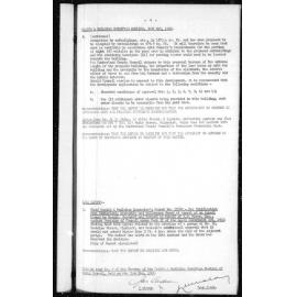 Manly Council Historical Minutes between 7 June 1960 to 19 July 1960