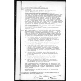 Manly Council Historical Minutes 20 December 1960