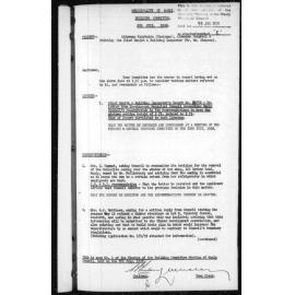 Manly Council Historical Minutes between 8 July 1958 to 26 August 1958