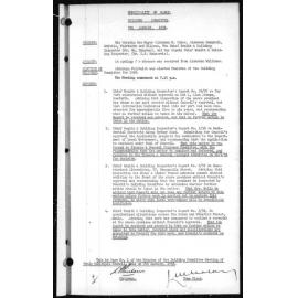 Manly Council Historical Minutes between 7 January 1958 to 4 March 1958