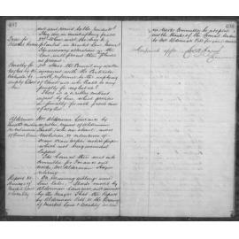 Manly Council Historical Minutes between 4 May 1882 to 15 March 1883