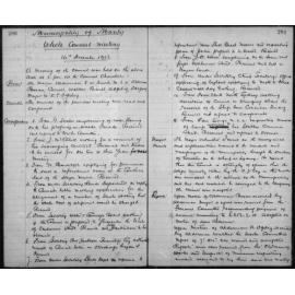Manly Council Historical Minutes between 14 December 1903 to 11 January 1904