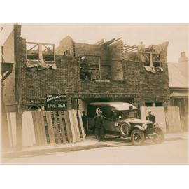 Construction of the new ambulance station in Raglan Street, Manly, 1936