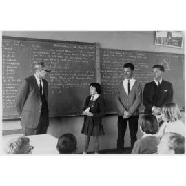 Curl Curl North deputy principal, Don Hotschildt retirement 1967