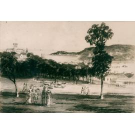 View of Shelly Beach from Fairview Estate, Manly, c1885