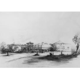 Pier Hotel, Manly, c1858