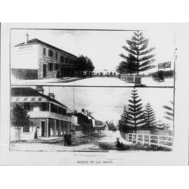 Cousins' Steyne Hotel and beach reserve, Manly, c1885 to 1892