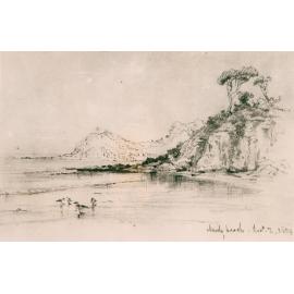 Manly Beach, Manly, c1854