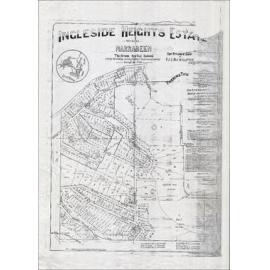 Ingleside Heights Estate, Narrabeen, c1923: Subdivision plan