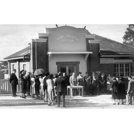 Harbord Baby Health Centre official opening, Lawrence Street, Freshwater